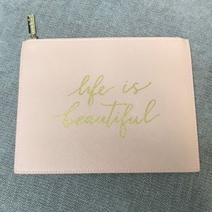 “Life is Beautiful “  Clutch by Mud Pie